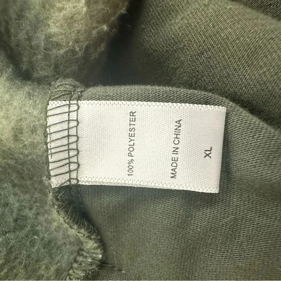 Koolaburra‎ by UGG Camo Cozy Sherpa 1/4 Zip Fuzzy Fleece Pullover XL - Picture 11 of 13